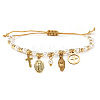 304 Stainless Steel Charm Bracelets BA2405-7-1