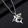 Hip-hop Style Animal Theme 304 Stainless Steel Pendant Necklaces FS-WG80E3F-06-1