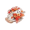 Halloween Theme Opaque Acrylic Pendants SACR-S034-04B-2