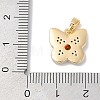 Brass Micro Pave Cubic Zirconia Pendants KK-Q030-01B-G-3