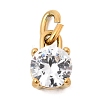 Birthdaystone Theme April 304 Stainless Steel Charms STAS-B128-60G-04-1