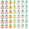 Handmade Polymer Clay Beads CLAY-TAC0015-04-3
