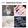 240G 8 Colors AB-Color Plated DIY 3D Nail Art Decoration Mini Glass Beads EGLA-CD0001-06-8