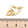 Brass Spring Gate Rings KK-P299-08G-3