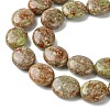 Natural Unakite Beads Strands G-K365-B08-03-4
