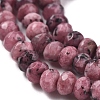 Dyed Natural Malaysia Jade Rondelle Beads Strands G-E316-2x4mm-38-3