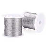 2 Rolls Round PET Metallic Thread MCOR-TADJ0001-01A-02-2