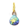 Alloy Printed Pendants PALLOY-JF02510-3