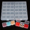 30 Slots Plastic Craft Organizer Case PW-WG58977-01-2