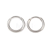 925 Sterling Silver Hoop Earrings STER-B008-01A-P-4