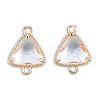 Transparent K9 Glass Connector Charms LS-GLAA-N038-60-F13-1