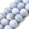 Natural Blue Lace Agate Beads Strands G-G344-A06-10mm-2