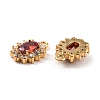Real 18K Gold Plated Brass Micro Pave Cubic Zirconia Charms ZIRC-Z023-04C-NR-3