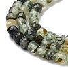 Natural Prehnite Beads Strands G-B088-E16-04-4