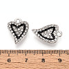 Alloy Rhinestone Pendants FIND-N012-03P-3