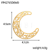 304 Stainless Steel Filigree Joiners STAS-OY007-03G-2