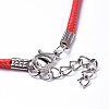 Waxed Cord Necklace Cords NCOR-R027-M-4