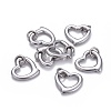Non-Tarnish 304 Stainless Steel Open Heart Charms LS-STAS-L218-14P-1