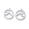 Non-Tarnish 201 Stainless Steel Pendants STAS-F231-066P-2