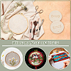 Handmade Hoop Wooden Disc DIY-WH0671-498A-5