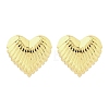 Brass Stud Earrings EJEW-Q015-18G-4