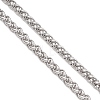 304 Stainless Steel Wheat Chain Bracelet Making AJEW-JB01473-3