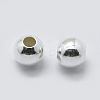 925 Sterling Silver Spacer Beads STER-K171-44S-4mm-2