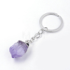 Natural Amethyst Keychain KEYC-S252-12-3