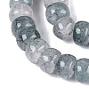 Ombre Effect Dyed Glass Beads Strands GLAA-Q106-05A-A17-3