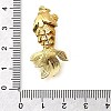 Brass Micro Pave Cubic Zirconia Pendants KK-R217-01G-01-3