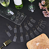 50Pcs Acrylic Wine Glass Charms DIY-FG0010-37-4