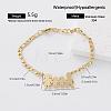 Mother's Day 304 Stainless Steel Link Bracelets for Women AM7429-4-1
