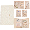 Heart Textured PU Leather Jewely Binder Albums AJEW-WH20098-149B-7