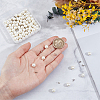 100 Bags ABS Plastic Imitation Pearl Rivet Studs DIY-GF0013-39-3