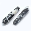 Natural Zebra Jasper Pointed Beads G-E490-E06-2