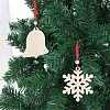 Christmas Theme Wood Pendant Decoration PW-WG7C92F-01-2