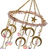 Natural Rose Quartz Chips Hanging Suncatcher GG-CBAB970-01B-2