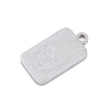 Buddhist 304 Stainless Steel Pendants SA-CBAE30B-02C-P-2