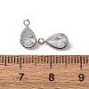 Brass Glass Pendants KK-C253-05P-3