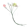 Ceramic Calla Lily Flower Stems with Iron Stem PR-CBAD4A8-02-3