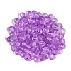 Frosted Baking Painted Glass Beads DGLA-N005-8mm-06-2