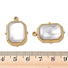 Natural Freshwater Shell Pendants STAS-G397-10G-01-3
