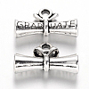 Tibetan Style Alloy Charms TIBEP-35076-AS-NR-1