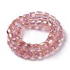 AB Color Plated Glass Beads GLAA-F108-12B-01-2