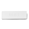 Plastic Blank Name Badge ID Tag with Iron Pins KY-D024-01C-2