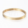 304 Stainless Steel Bangles X-BJEW-H553-01G-2