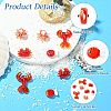 8Pcs 4 Styles Handmade Lampwork Beads Sets LAMP-CJ0003-13-3