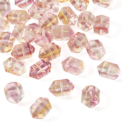 30Pcs Transparent Handmade Lampwork Beads LAMP-TADJ0001-12B-1