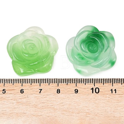 Natural Quartz Dyed Carved Pendants G-D364-01-1