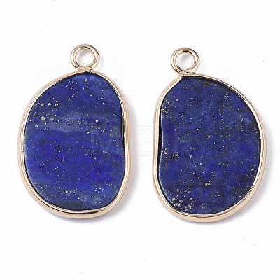 Natural Lapis Lazuli Pendants G-S359-019A-1